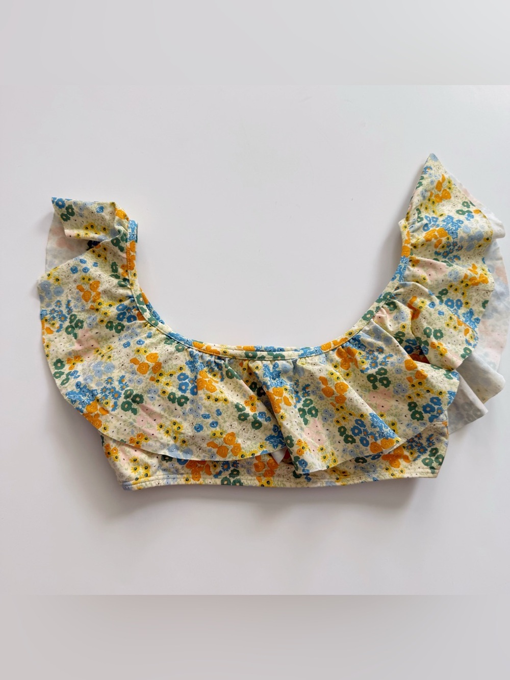 3 for $20 & Other Stories Paris Atelier- Floral Ruffle Swim Top - size 0 NWT